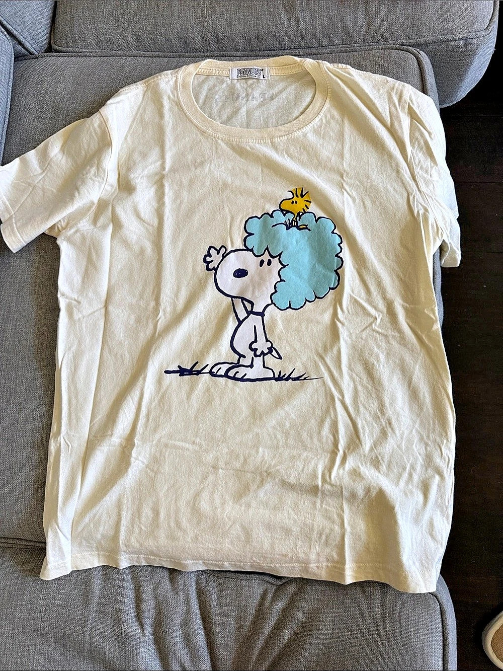 Snoopy Graphic Tee in light yellow New